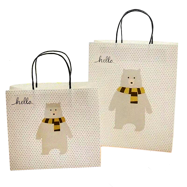 cheap custom logo luxury business gift food shopping packaging kraft carry  paper bag printing