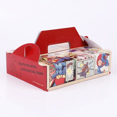 luxury recycled foldable craft takeaway lunch food moon cake paper box package