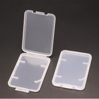 Transparent Slim Memory Card Case SD SDHC Holder Plastic Box Storage Carry Storage Box for Standard SD Card