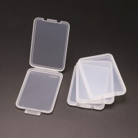 Empty Packing PP Storage Micro Memory Card Portable Single Card PlasticClear SDHC MMC Card Case