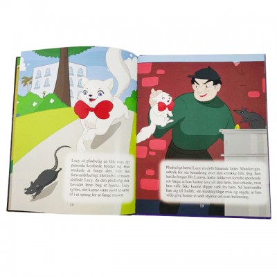 custom kids hardcover baby children story board book on demand printing