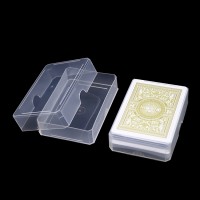 Transparent Packing Plastic Pock mon Casino Poker Card Holder Storage Tarot Box Container Deck Playing Card Case