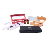 Custom Luxury logo Printed cardboard essential oil packaging box